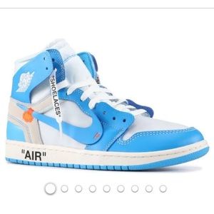 I’m selling Roy William off white high tops. Worn once, no damage.